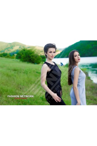 F105/2 Fustan me lidhese ne bel (bordo)